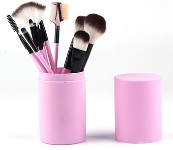 12-Piece Brush Set Pink