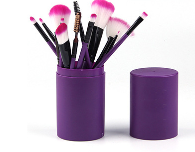 12-Piece Brush Set Purple
